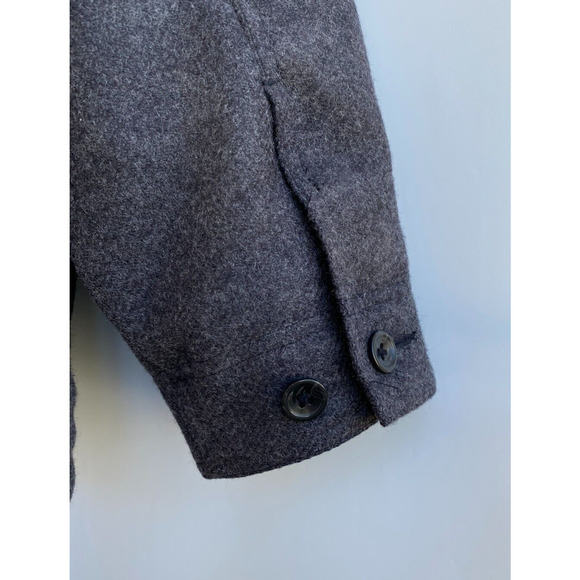 Cabelas Mackinaw Jacket Wool Gray Mens M Thinsulate Ultra Lined Hunting Cruiser - Picture 7 of 13